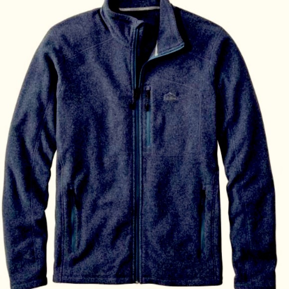 Vintage LL Bean Navy Blue Polartec Fleece Men Size XL - Picture 6 of 11